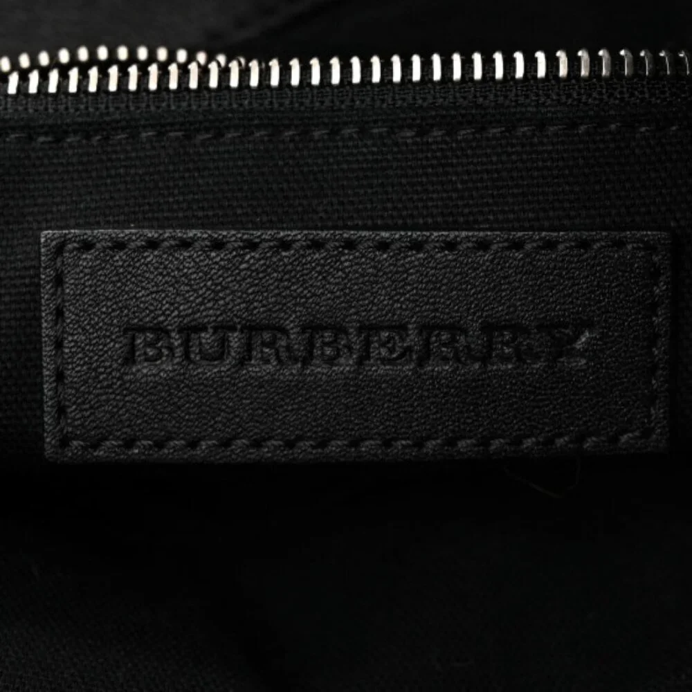 Burberry  Canvas Mega Check Medium Ashby Pop Elements Hobo Handbag - Picture 12 of 14